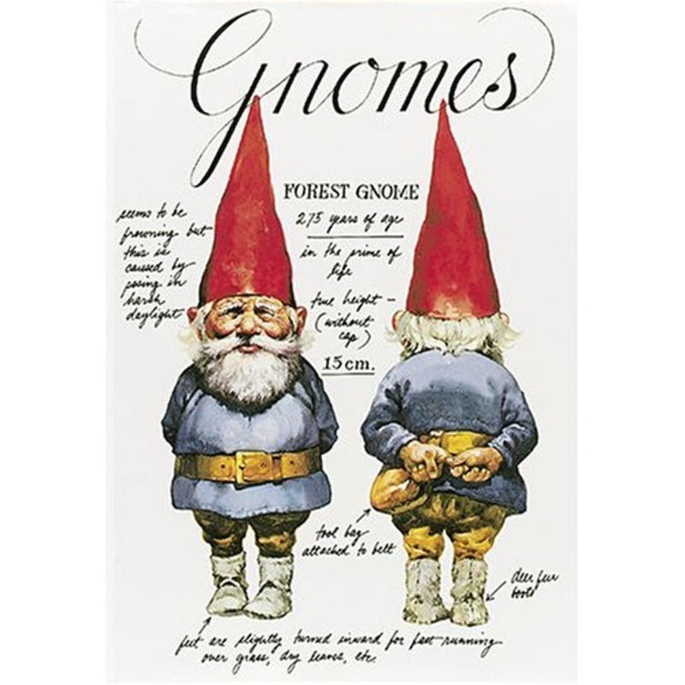 Gnomes Thirtieth Anniversary Edition Hardcover Book With Autograph from Author